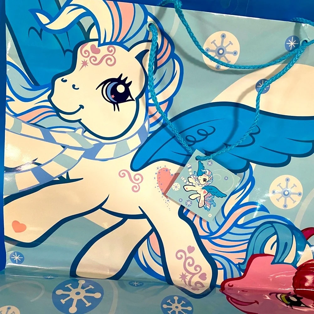 MY LITTLE PONY NWT VTG 2005 GIANT SIZE GIFT BAG -HANDLES & TAG APPROX 17”x24”x8”